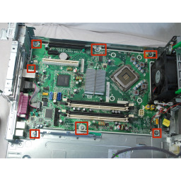 Замена материнской платы HP rp5700 Repair